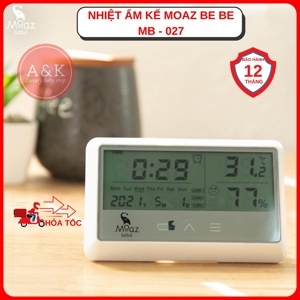 Nhiệt kế đo độ ẩm và nhiệt độ Moaz Bebe MB-027