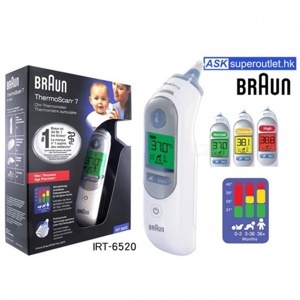 Nhiệt kế đo tai Braun IRT 6520