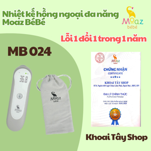 Nhiệt kế hồng ngoại Moazbebe MB024