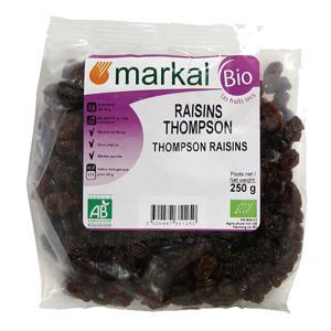 Nho khô hữu cơ Thompson Markal gói 250g