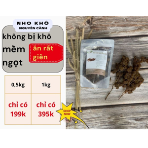 Nho khô nguyên cành Úc loại 1 1kg