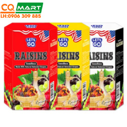 Nho khô Raisin hiệu Let's Go 100g