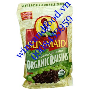 Nho khô Sunmaid Organic bịch 907g