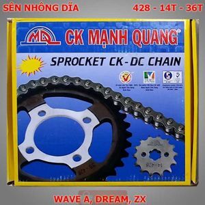 Nhông sên dĩa Mạnh Quang xe dream, wave