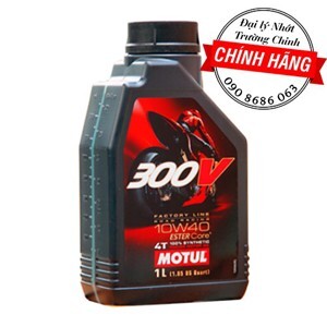 Nhớt cho xe mô tô phân khối lớn Motul 300V Factory Line 15W50 1 lít