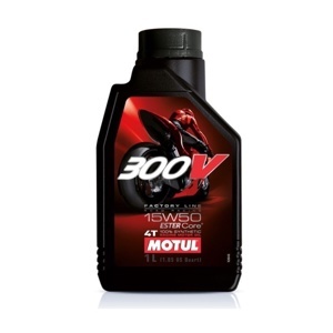 Nhớt cho xe mô tô phân khối lớn Motul 300V Factory Line 15W50 1 lít