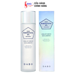 Nhũ sữa dưỡng thể phục hồi da khô dabo speed whitening emulsion