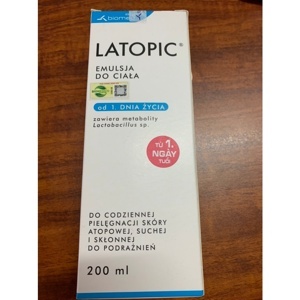 Nhũ tương tắm Latopic Bath Emulsion 200ml