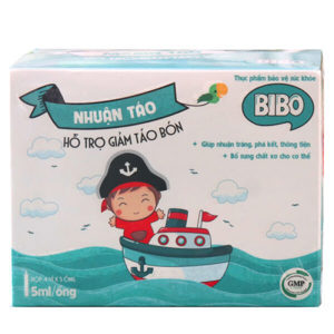 Nhuận táo Bibo hỗ trợ giảm táo bón hộp 4 vỉ x 5 ống