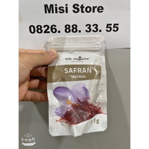 Nhụy hoa nghệ tây Mr. Brown Safran Saffron 1g Đức