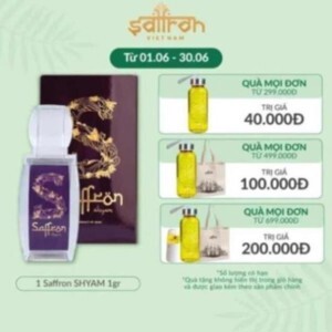 Nhụy hoa nghệ tây Saffron Shyam 1gr chính hãng Iran