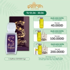 Nhụy hoa nghệ tây Saffron Shyam 1gr chính hãng Iran