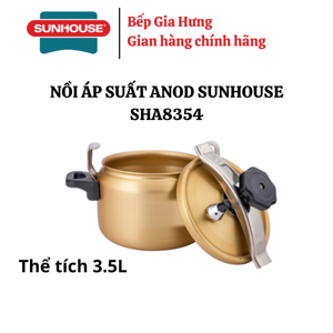 Nồi áp suất Anod Sunhouse SHA8354 3,5 lít