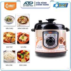 Nồi áp suất điện cơ Comet CM6156 (CM6156C) - nồi đa năng, 6.0 lít