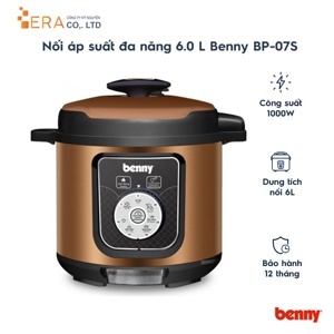 Nồi áp suất đa năng Benny BP-07S, 5L