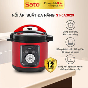 Nồi áp suất đa năng SatoAlpha 6AS029 6.0L