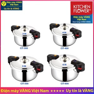 Nồi áp suất đáy Kitchen Flower CIT-600 - 6L