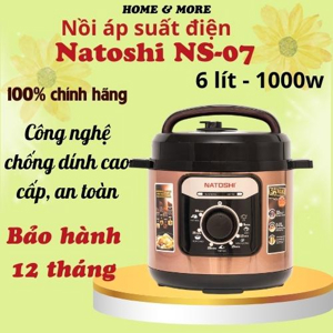 Nồi áp suất điện đa năng Natoshi NS-07