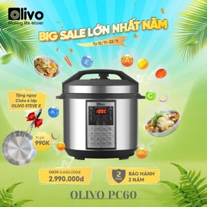 Nồi áp suất điện đa năng Olivo PC60