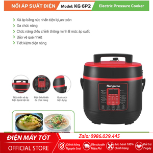 Nồi áp suất điện Kangaroo KG6P2 6 Lít