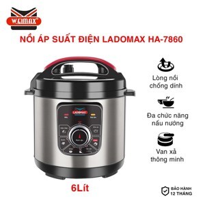 Nồi áp suất điện Ladomax HA-7860 6 lít