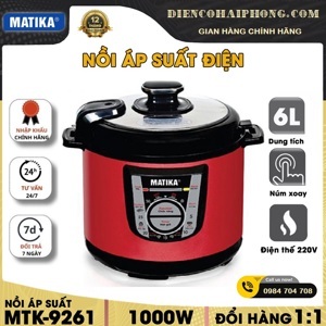 Nồi áp suất điện Matika MTK-9261