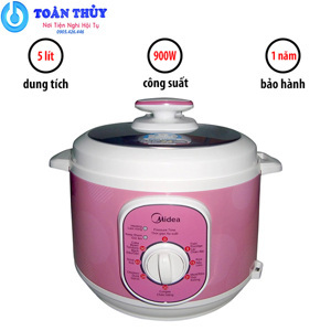 Nồi áp suất điện cơ Midea MY-12CH501B - 5.0 lít, 900W, màu B/C