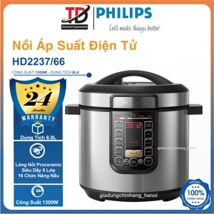 Nồi áp suất điện Philips HD2237/66 6 lít