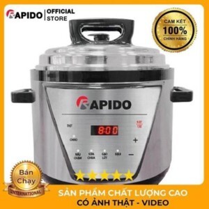 Nồi áp suất điện Rapido RPC900-D - 5L