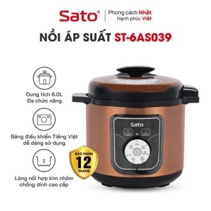 Nồi áp suất điện Sato 6AS039 6.0L