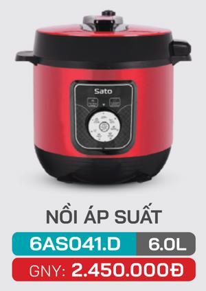 Nồi áp suất điện Sato 6AS041.D 6.0L