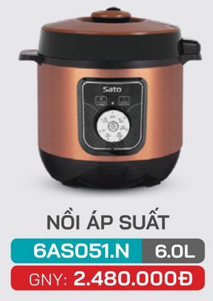 Nồi áp suất điện Sato 6AS051.N 6.0L