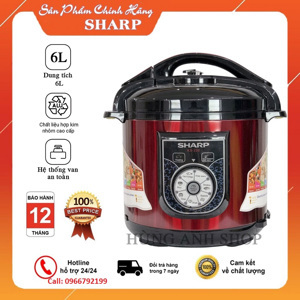 Nồi áp suất điện cơ Sharp KS-1800 - 6 lít