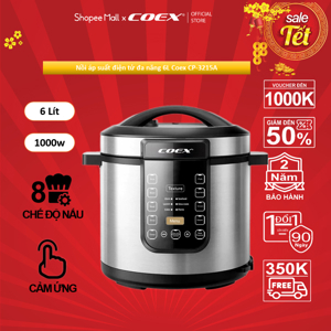 Nồi áp suất điện tử Coex CP-3215A, 6L