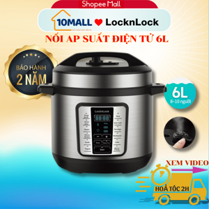 Nồi áp suất điện tử Lock&Lock 6L - EJP666SLV