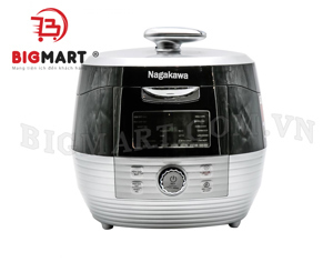Nồi áp suất Nagakawa NAG0201 - 5L, 1000W