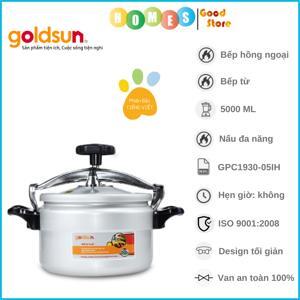 Nồi áp suất nhôm đáy từ 5L Goldsun GPC1930-05IH