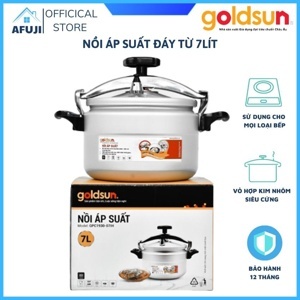 Nồi áp suất nhôm đáy từ 7L Goldsun GPC1930-07IH