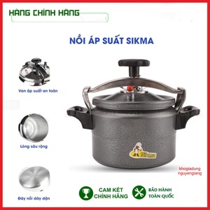 Nồi áp suất Sikma phi 18cm, 3L