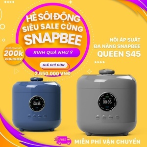 Nồi áp suất SnapBee Queen S45 Kiêm Nấu Chậm