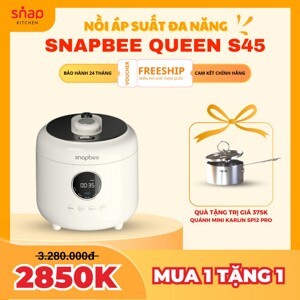 Nồi áp suất SnapBee Queen S45 Kiêm Nấu Chậm