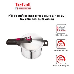 Nồi áp suất Tefal P2530750 6 lít