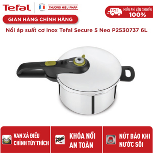 Nồi áp suất Tefal Secure 5 Neo P2530737 6L