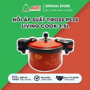 Nồi áp suất Tiross PS35 (PS-35) - 3.5 lít, màu R/B