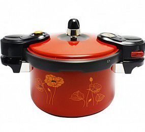 Nồi áp suất Tiross PS35 (PS-35) - 3.5 lít, màu R/B