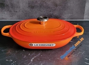 Nồi chảo gang Le Creuset Brater Oblong 31cm