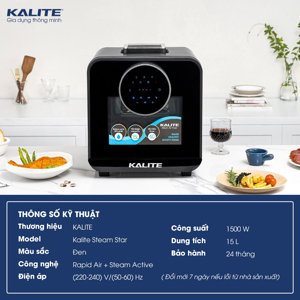 Nồi chiên hấp Kalite Steam Star