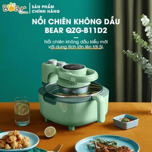 Nồi chiên không dầu 5 lít mặt kính Bear QZG-B11D2