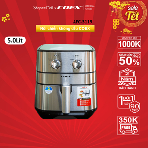 Nồi chiên không dầu 5L Coex AFC-3119