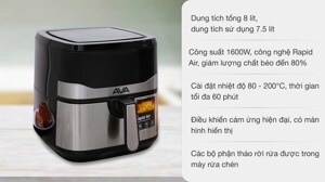 Nồi chiên không dầu Ava KDF-593D 7.5 lít
